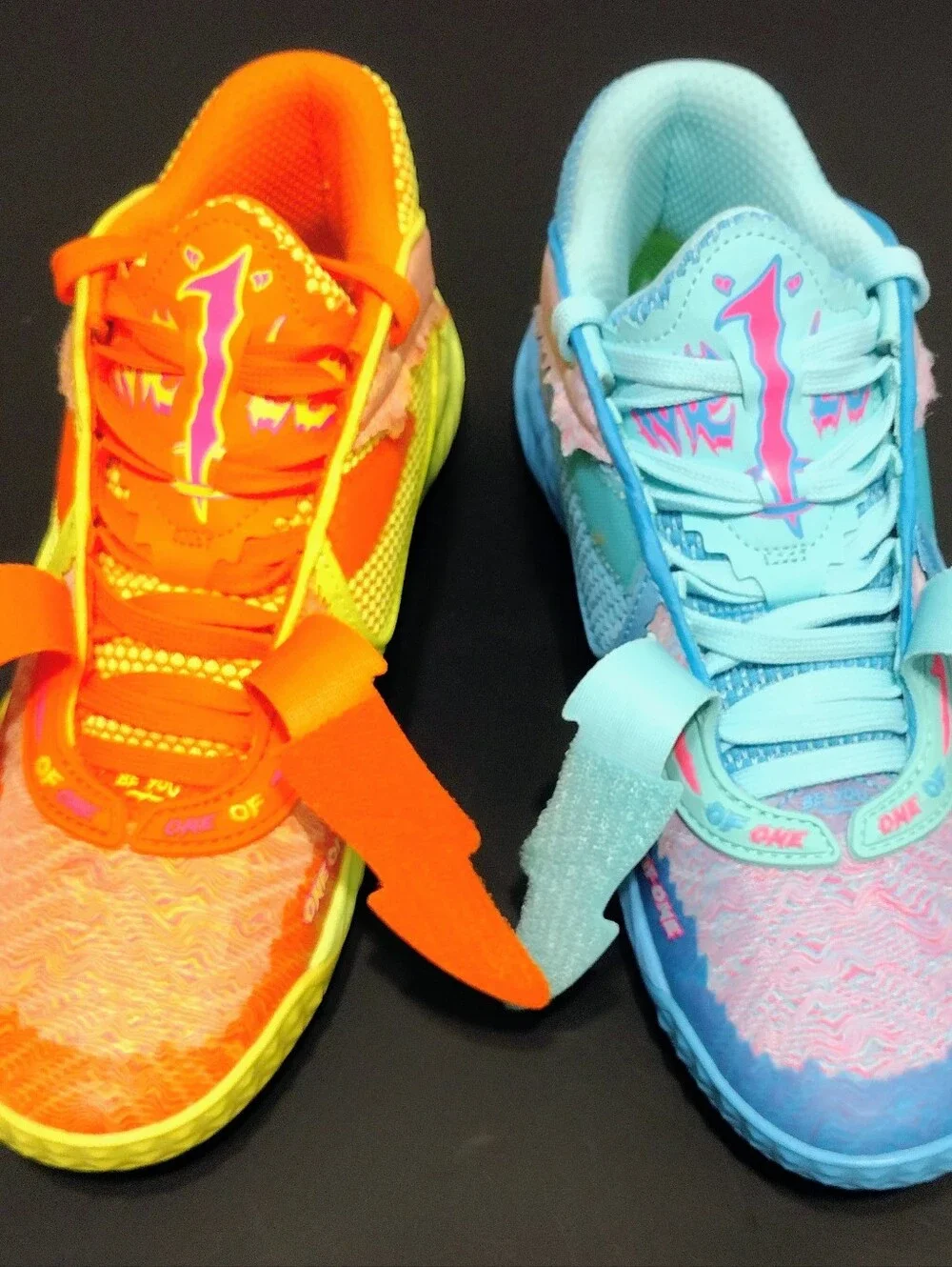 Rick & Morty Puma MB.05 LaMelo Ball Men's Size 9.5 orange/blue basketball Shoes